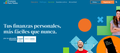 El Plan de Educación Financiera renueva su web finanzasparatodos.es