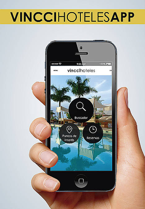 Vincci Hoteles estrena app para poner sus servicios al alcance de la mano desde el móvil o Tablet