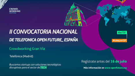 La II convocatoria nacional de Telefónica Open Future_ España en el 2018 busca startups para Cataluña, Madrid y Castilla – León