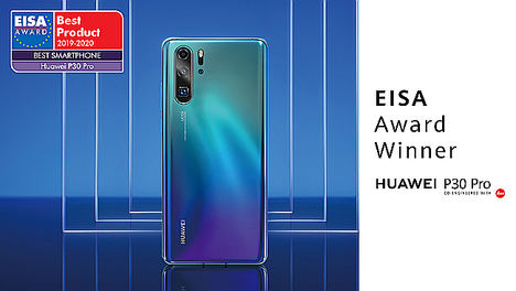 HUAWEI gana el premio de EISA al 'Mejor Smartphone del Año' por segundo año consecutivo con HUAWEI P30 Pro