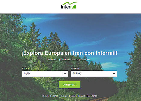 Interrail lanza una oferta por compra anticipada para este verano