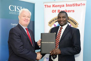 Acuerdo de formación entre el CISI y el Kenya Institute of Bankers