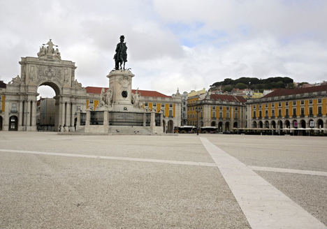Lisboa en confinamiento.