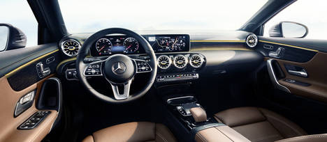 Interior de la nueva Clase A de Mercedes