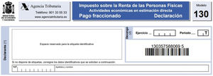 Pagos trimestrales de un autónomo español, suma y sigue