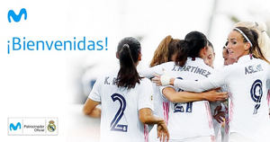 Movistar amplía su acuerdo con el Real Madrid y patrocina al primer equipo femenino de fútbol