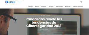 PandaLabs revela las tendencias de Ciberseguridad 2018