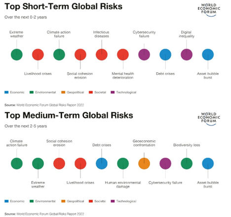 Fracaso climático y crisis social: principales riesgos globales de 2022