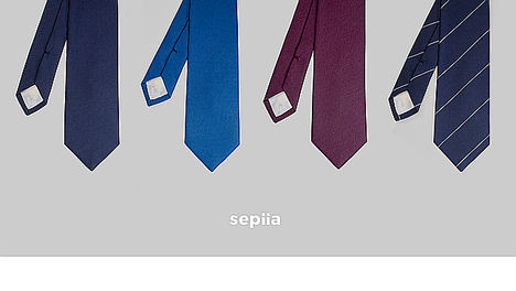 Sepiia reinventa la corbata