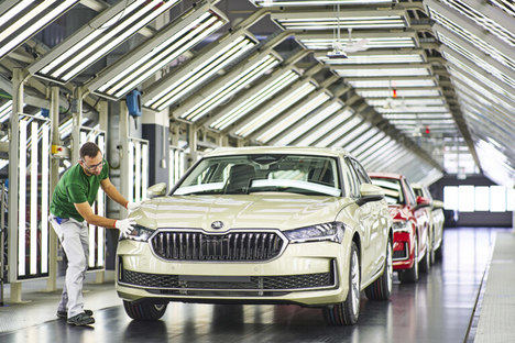 Škoda Auto produce más de 888.000 vehículos en todo el mundo en 2023