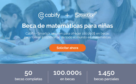 Smartick y Cabify impulsan las matemáticas entre las niñas con 1.500 becas