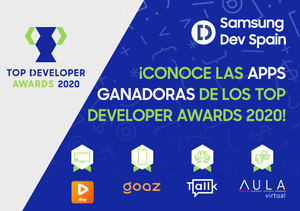 Entregados los premios Top Developer Awards 2020 de Samsung Dev Spain