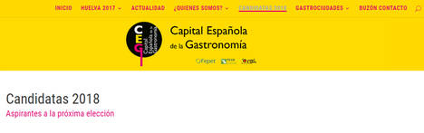 Arranca el proceso para elegir la Capital Española de la Gastronomía 2018